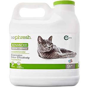 16-lb So Phresh Advanced Odor Control Scoopable Fragrance Free Cat Litter $2.40 + Free S&H (w/ First Repeat Delivery Order)