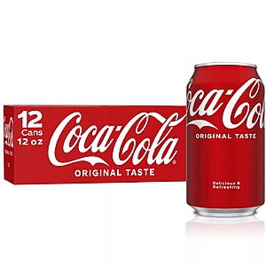 12-Pack 12oz. Soda Beverages: Coca Cola, Pepsi, Sprite, Canada Dry & More 3 for $9.75 + Free Store Pickup