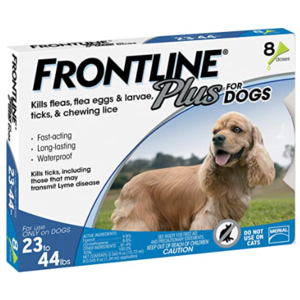 Frontline Plus 8-Dose Flea & Tick Treatment for Dogs (23-44 lbs) $32.50 w/ S&S + Free S&H