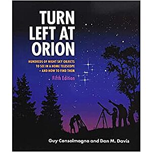 Turn Left At Orion stargazing astronomy book $20.65 at Amazon