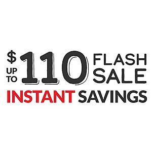 Discount Tire Direct  July 26, 27 Flash Sale: Up to $110 Instant Savings