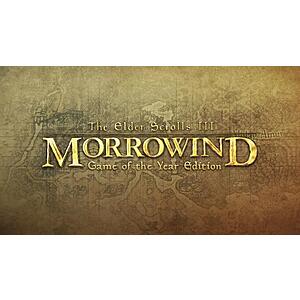The Elder Scrolls III: Morrowind GOTY Edition $3.74