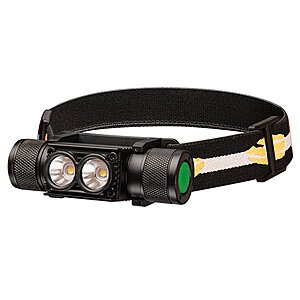 D25S/D25L Headlamp 1200 Lumen - $14.69 (30% off) $15 - Plus $4 shipping (or spend $29 to get Free Shipping)