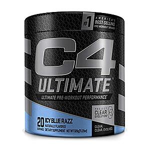 11.29-Oz (20-Servings) Cellucor C4 Ultimate Pre Workout Powder (ICY Blue Razz) $24.34 w/ S&S + Free Shipping