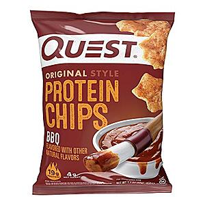 12-Ct 1.1-Oz Quest Nutrition Protein Chips (BBQ) 2 for $36.26 ($1.51/each 1.1-Oz) w/ S&S + Free Shipping