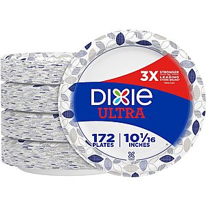 344-Count 10" Dixie Ultra Heavy Duty Paper Plates $36.90 w/ Subscribe & Save + Free shipping
