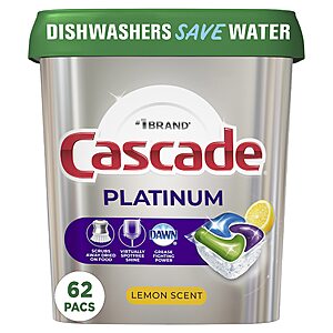 160-Count Cascade ActionPacs Dishwasher Detergent Pods (Lemon) $35.25 w/ S&S + Free S&H