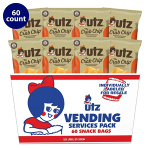 60-Count 1oz Utz The Crab Chip Chesapeake Seasoned Potato Chips $16.40 & More