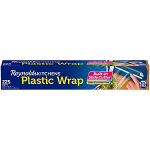 225 Sq. Ft. Reynolds Kitchens Quick Cut Plastic Wrap $2.92 w/ S&S + Free Shipping w/ Prime or on $35+