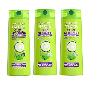 12.5-Oz Garnier Fructis Curl Nourish Sulfate Free Moisturizing Shampoo 3 for $6.42 ($2.14 each) & More + Free Shipping w/ Prime or on $35+