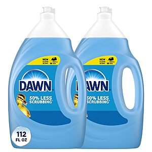 2-Pack 56-Oz Dawn Dish Soap Ultra Dishwashing Liquid + $3 Promotional Credit $14.70 w/ Subscribe & Save