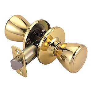Design House Tulip Passage Hall and Closet Door Knob (Polished Brass) $10 + Free Shipping w/ Prime or on $35+