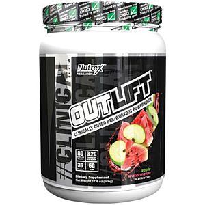 Nutrex OutLift Clinically Dosed Pre-Workout - 80 servings $101