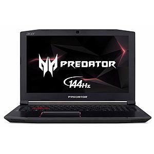 Acer Predator Helios 300 Laptop: 15.6" FHD IPS 144Hz, Intel i7-8750H, GTX 1060 6GB, 16GB DDR4, 256GB SSD, Win 10 $899 + Free Shipping @ Amazon