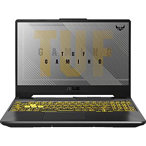 ASUS TUF A15 Gaming Laptop: Ryzen 7 4800H, 512GB PCIe, 8GB RAM, RTX 2060 $900 + Free S/H w/ Student Discount
