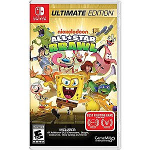 Nickelodeon All-Star Brawl Ultimate Edition - (Switch,PS4,PS5, XSX) - $9.99  @ Best Buy w/ Free Shipping