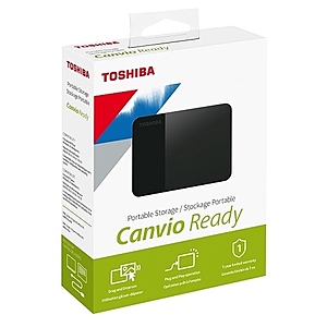 Toshiba 4TB external hard drive on Dell $55 (after tax) after AMEX offer - $46.99 + tax