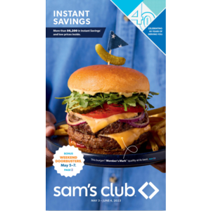 Sam's Club Members: May-2023 Instant Savings/Online Coupon Book Catalog