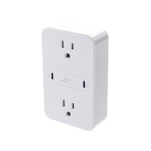 2x Workstream by Monoprice 2-Outlet Wall Tap Power Strip with USB-C PD 50W + 20W Power Delivery $15.86 + Free Shipping