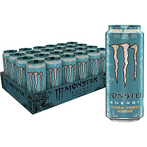 Monster Energy 25% off 16 oz 24 pack with Amazon S&S, from $23.78
