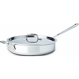 All Clad Factory 2nds Sale: 3-Quart D3 Saute Pan w/ Lid $70 & More + Free Shipping on $75+