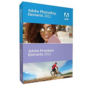 Adobe Photoshop and Premiere Elements (2022  PC / Mac) $70 + free s/h at Adorama
