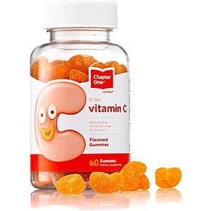 60-Ct Chapter One Chewable Vitamin C (125Mg) Gummies $4.72 (or less) w/ S&S at Amazon
