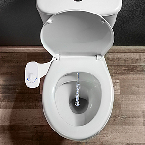 Deco Essentials Non-Electric Single Nozzle Toilet Seat Bidet $18 + free s/h