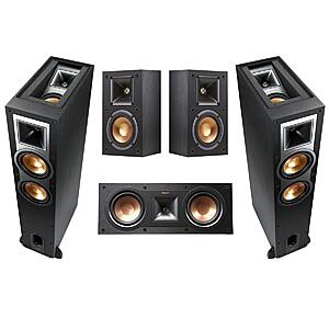 Klipsch Speakers: R-26FA (Pair) + R-14M (Pair) + R-52C Center $679 + Free Shipping