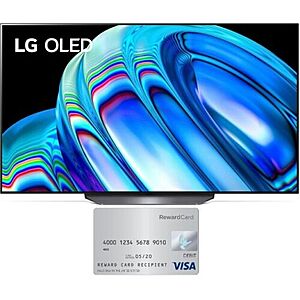 77" LG OLED77B2PUA B2 4K Smart OLED TV + $100 Visa Gift Card $1838 + free s/h
