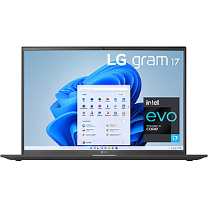 LG Gram Laptops: 17" i7-1195G7, 16GB RAM, 512GB SSD (Factory Refurbished) $619 & More + Free Shipping