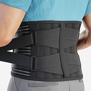 Modvel Lower Back Lumbar Support Braces: XL or XXL $24.30, S/M/L $15.90 + Free Shipping