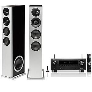 Definitive Tech D15 Floor Speakers (pair) + Denon AVR-X2800H 7.2-Ch AV Receiver & More $1249 + free s/h