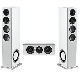Definitive Technology D15 Floorstanding Speakers (Pair) + D5c Center Speaker  (White) $999 + Free Shipping