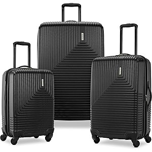 3-Piece American Tourister Groove Expandable Hardside Luggage Spinner Luggage Set (20", 24" & 28") $149 + free s/h