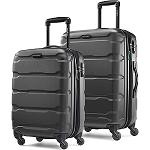 2-Pc Samsonite 20" & 24" Omni Hardside Polycarbonate Luggage w/ Spinner Wheels $140 + free s/h