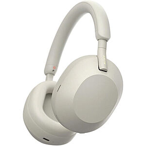 Sony WH-1000XM5 Wireless Noise Canceling Headphones (silver) $279 + free s/h