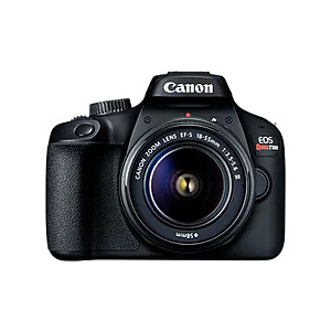 (refurb) Canon T100 Camera + EF-S 18-55MM F/3.5-5.6 III Lens $199 + free s/h