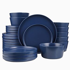 24-Piece Stone Lain Celina Stoneware Round Dinnerware Set (Blue) $40 + Free Shipping