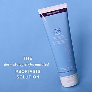 8oz DERMAdoctor Comfort + Joy Moisturizing Cream for Psoriasis $18.85 & More