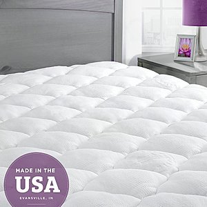Extra Plush Mattress Bamboo Topper w/ Mfr. Defects: King or Queen  $30 + Free Shipping