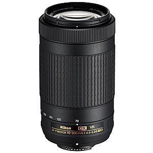 Nikon AF-P DX 70-300mm f/4.5-6.3G ED VR Lens (Refurbished)  $150 + Free Shipping