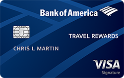 Bank of America® Travel Rewards credit card: 25K bonus points after $1,000 in purchases in the first 90 days