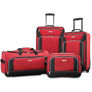 4 Piece American Tourister Fieldbrook XLT Luggage Set $59 & More + Free S/H