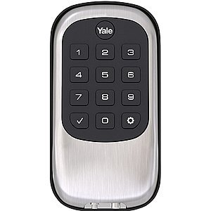 Yale Push Button Door Security Bolt Lock w/ Z-Wave $78 + free s/h