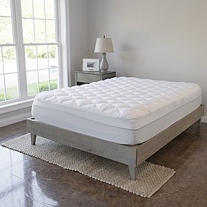 (new w/ manufacturer defects) eLuxurySupply Bamboo Mattress Pad with Fitted Skirt (all sizes) $30 + free s/h