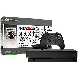 (B&H) 1TB Xbox One X NBA 2K19 Bundle + Thrustmaster T.Racing Headset $299 + free s/h