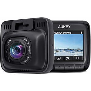 Aukey Dashcams: AUKEY DR01 1080p $42, DRA2 1080p $56, DR02J 4K $69, DR03 1080p Dual $105 + free s/h