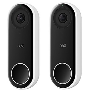 2-Pack Google Nest Hello WiFi Video Doorbell $269 + free s/h