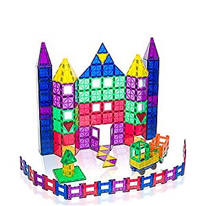 150-Piece Playmags 3D Magnetic Toy Blocks w/ Connectivity Car & 18 Clickins $44.15 + free s/h